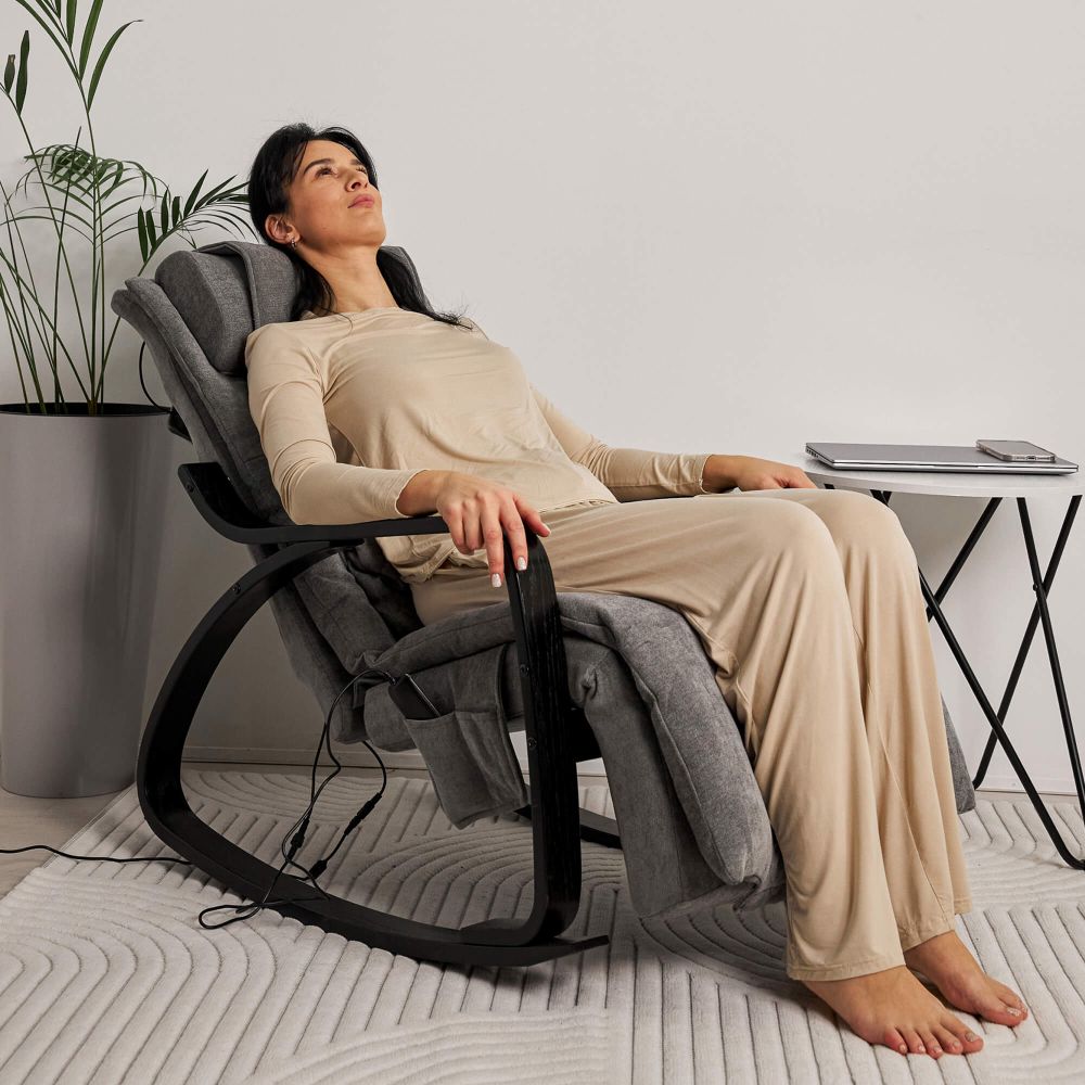 Массажное кресло UNIX Авола / Avola серый