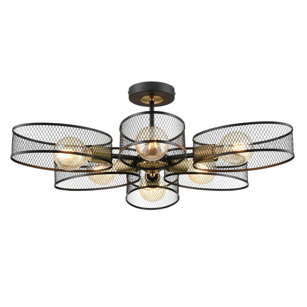 8153/6C LN Светильник E27 6*60Вт IP20 COMFI