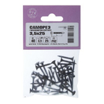 САМОРЕЗЫ СТРОЙБАТ ГИПСОКАРТОН-МЕТАЛЛ 3,5Х25 40ШТ 1360