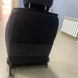 Комплект чехлов из велюра на весь салон. Черный