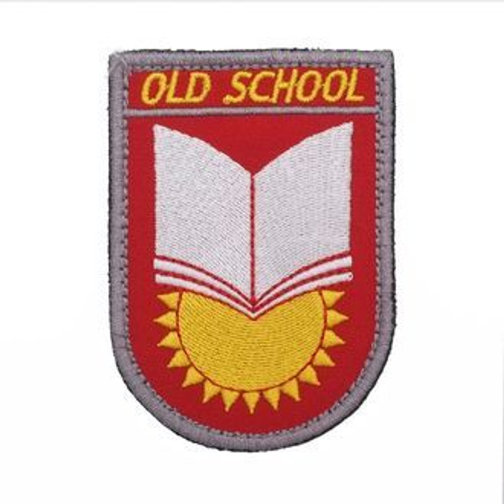 Патч Old school (8 х 5,5 см)