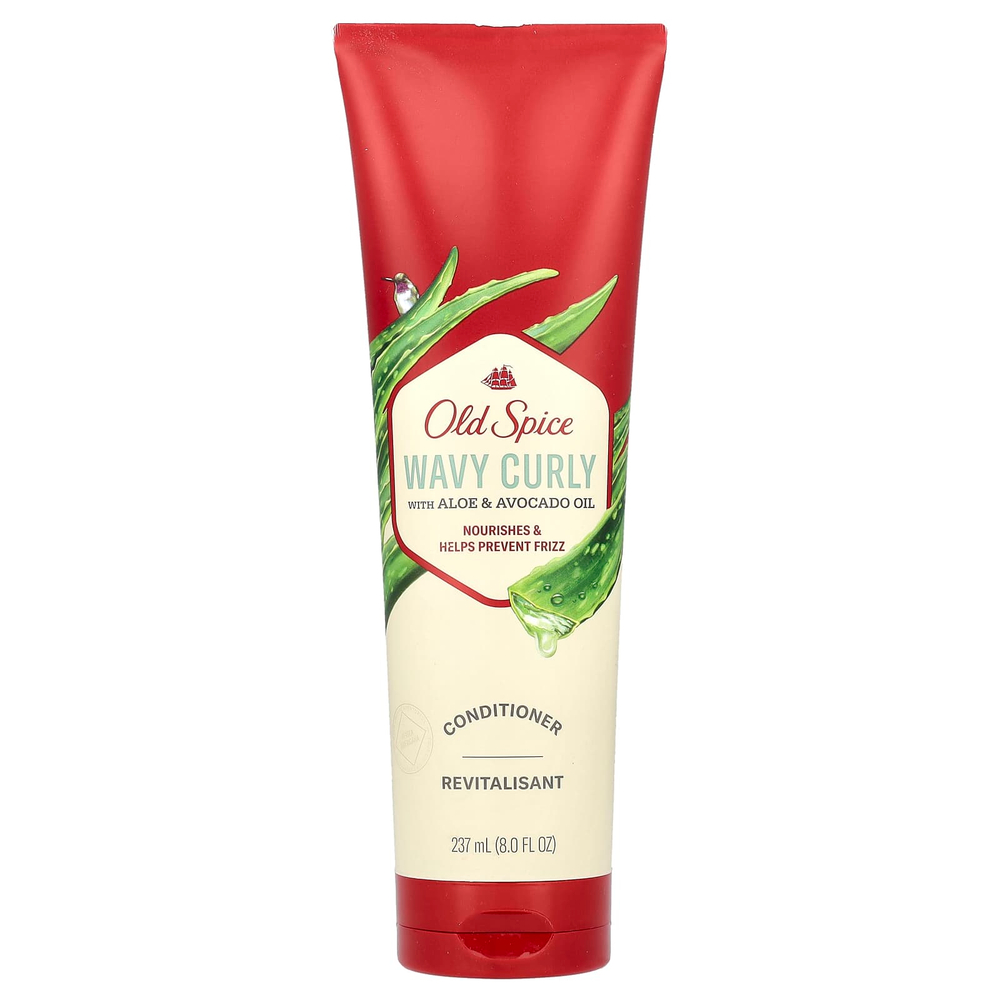 Old Spice, Кондиционер для вьющихся волос с алоэ и маслом авокадо, 237 мл (8 жидк. Унций)