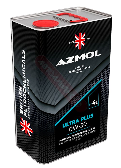 AZMOL Ultra Plus 0W30 SN/CF 4л. синт. (4)