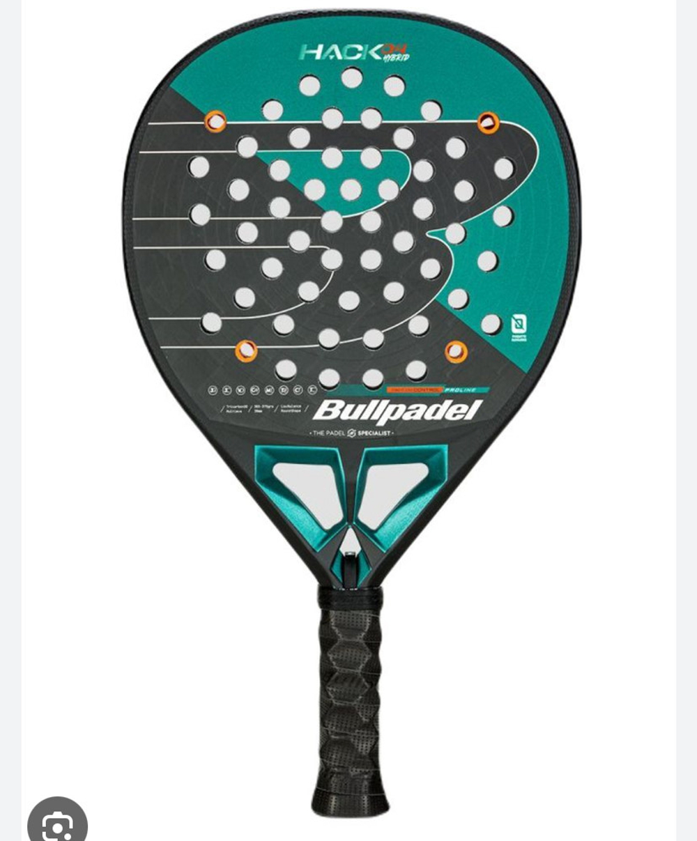 BULLPADEL, PALA HACK 04 HYBRID 25, 360 - 370g, Padel Racket