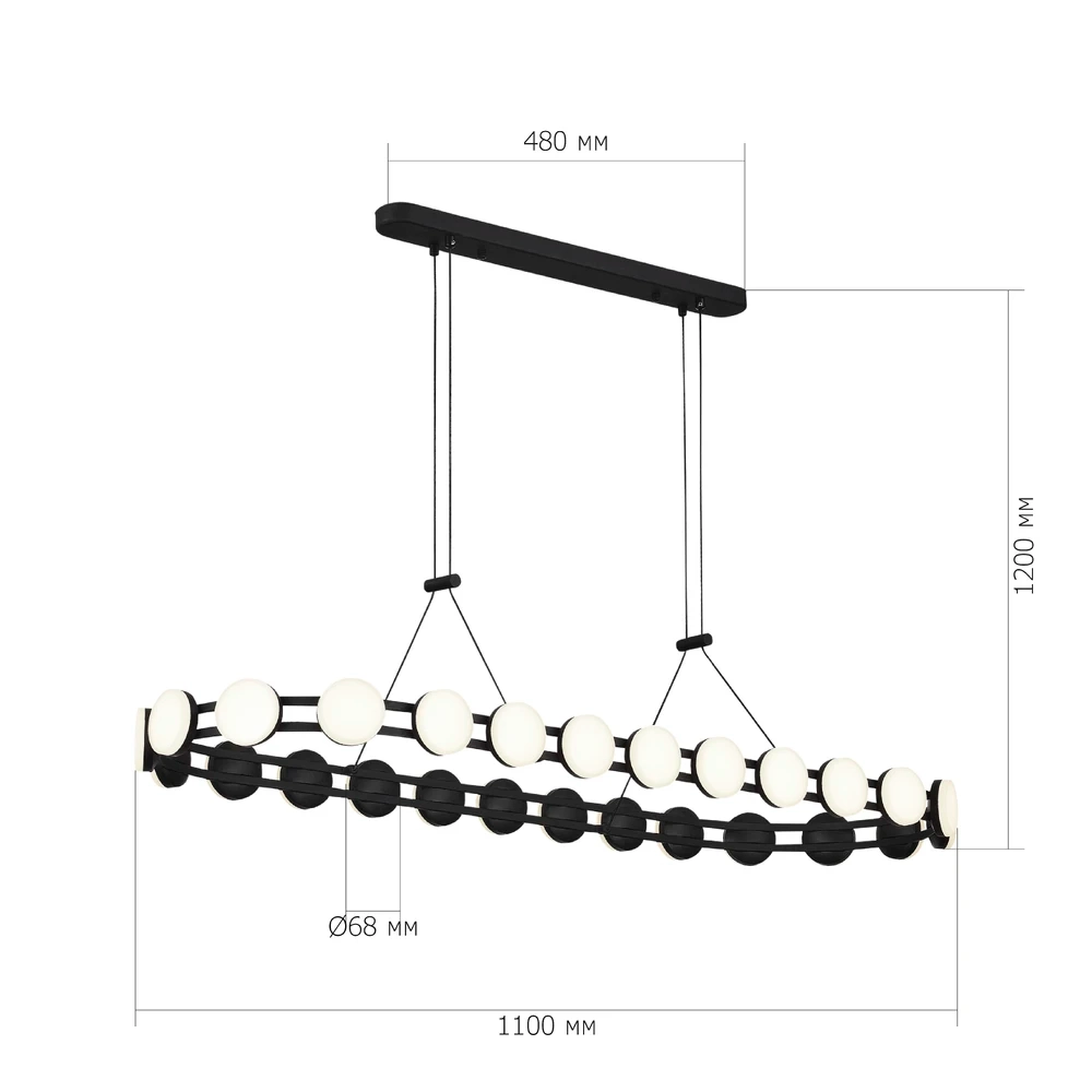 Подвесная люстра St Luce MONRO SL6610.403.26
