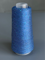 Пряжа Siyue Lurex Sequins пайтка 1,5 мм (42/небо), 1800м/50гр