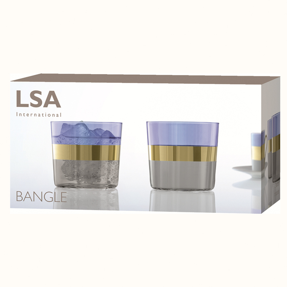Набор стаканов bangle, 310 мл, фиолетовый, 2 шт.