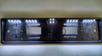 7440- 16 LED \ Камера заднего вида в рамке номерного знака с подсветкой номера, рамка, камера, подсветка 7440 (16 LED)