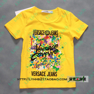 Футболка с цветным принтом и надписью