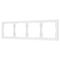 Рамка пластиковая Arlight FRM-NOBE-SFPL-4-WH 054223