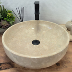 Раковина из мрамора Donut Cream DM-62511 45*45*13 0119