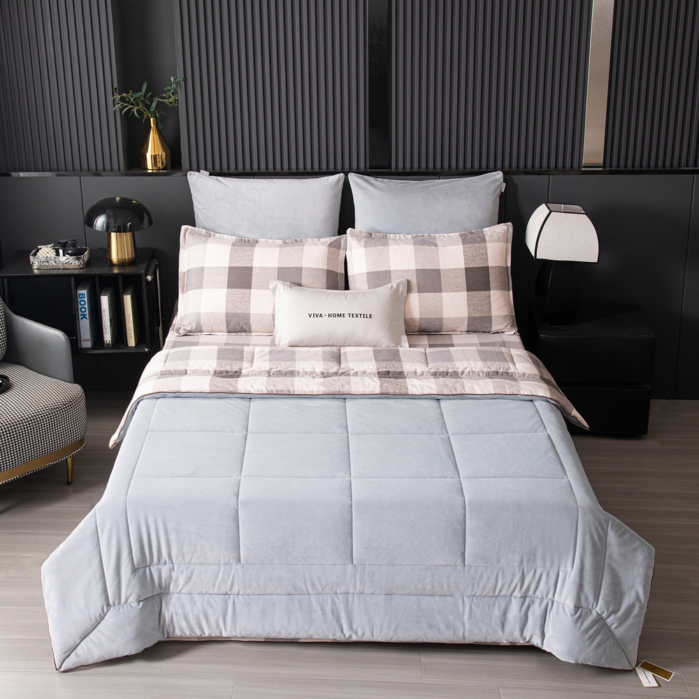 Комплект постельного белья Сатин Velouria Luxe с Одеялом VL005