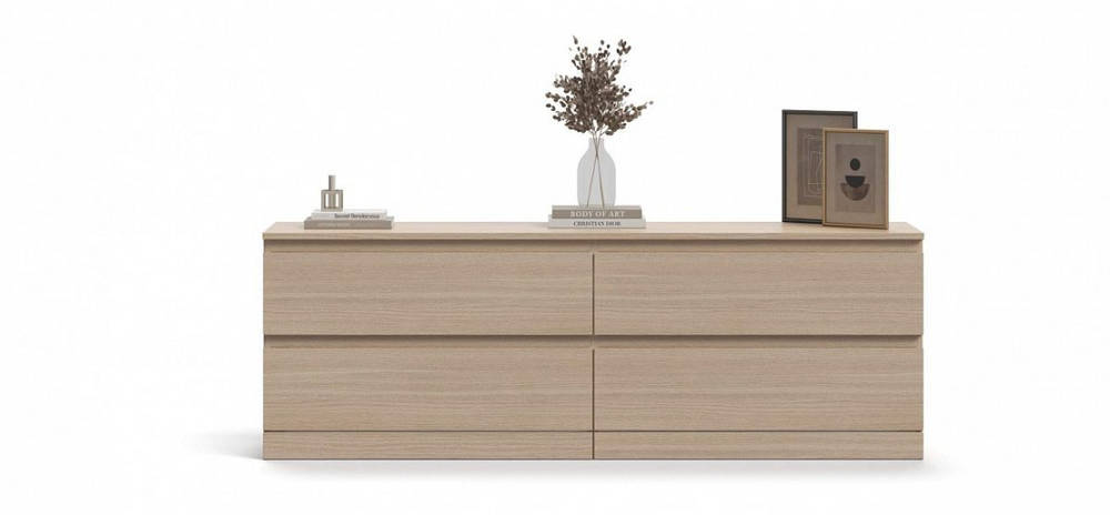 Комод ВАРМА 4Д Дуб беленый