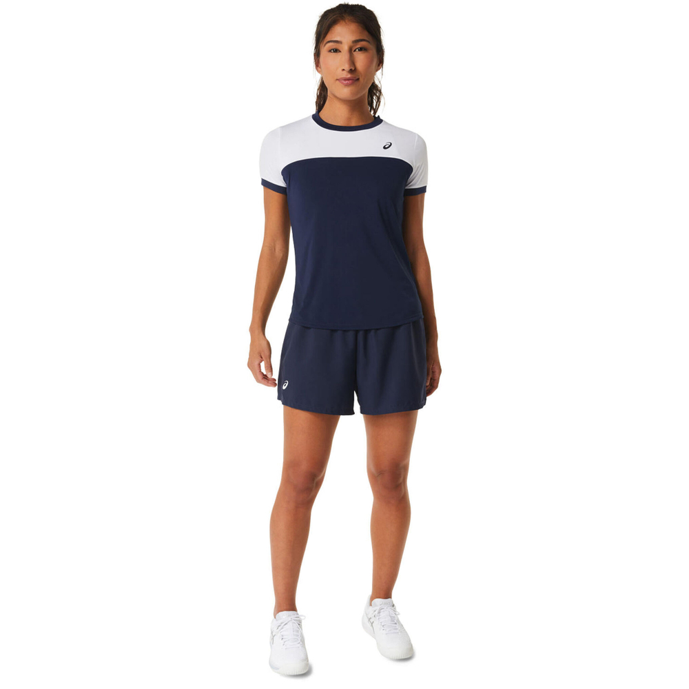 Женские теннисные шорты ASICS Court Shorts Women - Dark Blue, White