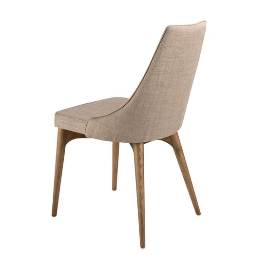 Стул Calidez DC631 /4032 с обивкой из ткани и ножками цвета ореха