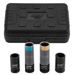 Головки, набор 4пр. (17, 19мм (6гр.), 17, 19мм (сорв.гр.) JBC JBC-4035D