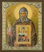 Икона "Арсений Коневский" 10х12 на МДФ-6