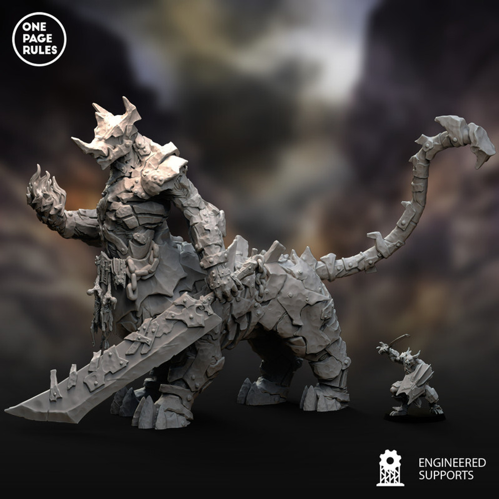 Grand Alliance Chaos Beasts of Chaos Dragon Ogors миниатюра для dnd, днд, pathfinder, фентези, Настольная игра, НРИ, Варгейм, РПГ