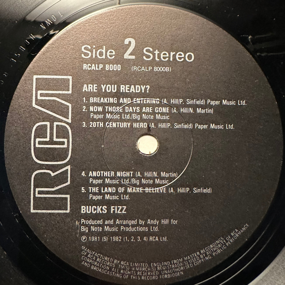 Bucks Fizz - Are You Ready? (Европа 1982г.)