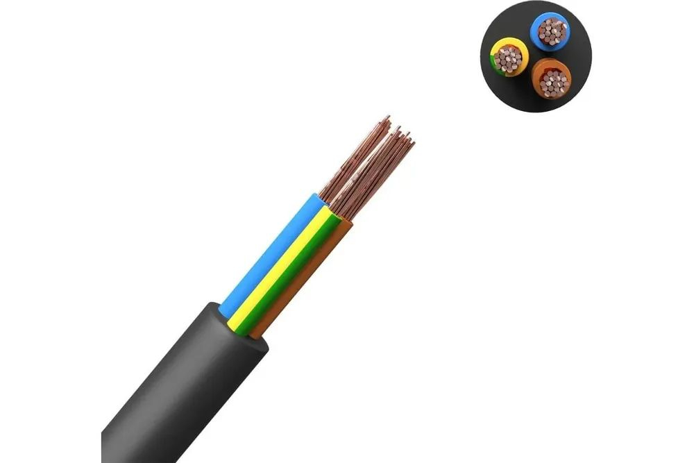 Кабель КГтп-хл 3х2.5 (50м)