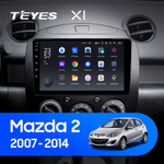 Teyes X1 9" для Mazda 2, Demio 2007-2012