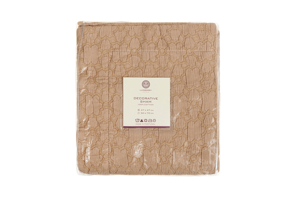 Наволочка декоративная 47х47 Luxberry Oriana золотая