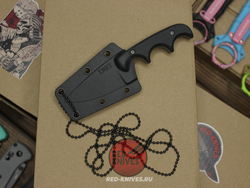 Нож CRKT Minimalist DROP POINT - темная рукоять, светлый клинок