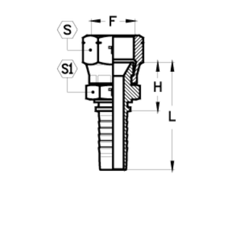 Фитинг DN 08 JIS M16x1.5