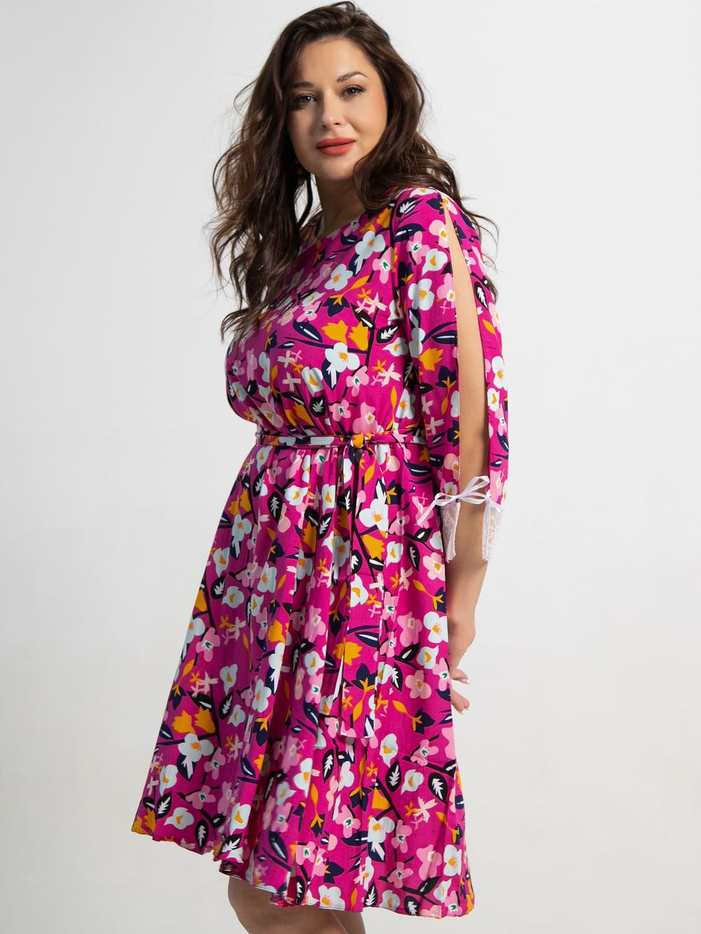 Платье Яна (розовое) П15633-33М LT Collection