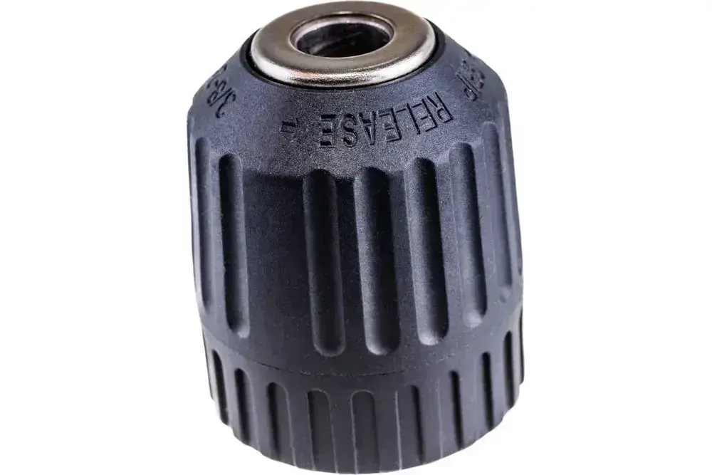 Патрон быстрозажимной, безключевой, пластиковый для дрелей и шуруповертов 0.8-10мм, резьба 3/8