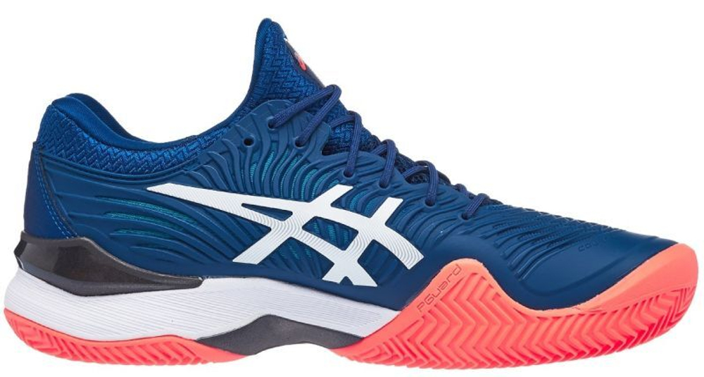 Мужские кроссовки теннисные Asics Court FF 2 Clay - mako blue/white