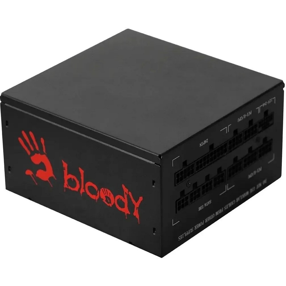 Блок питания Bloody BD-PS1000G-M ATX 1000W 80+ gold (20+4pin) APFC 140mm fan 12xSATA Cab Manag RTL
