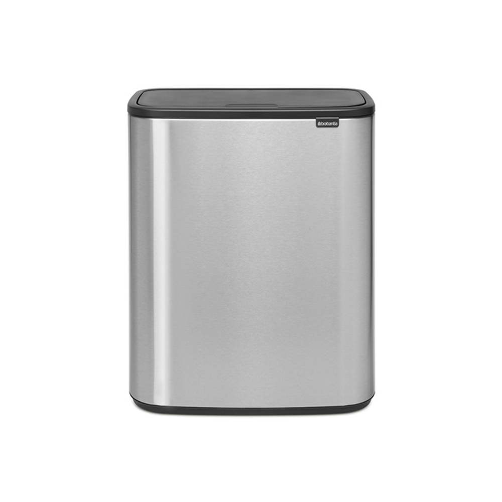 Мусорный бак Bo Touch Bin 60л Brabantia Стальной матовый Fingerprint Proof
