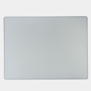 Коврик кожаный большой серого цвета