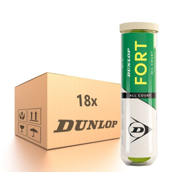 Упаковка теннисных мячей Dunlop Fort All Court 18 x 4B