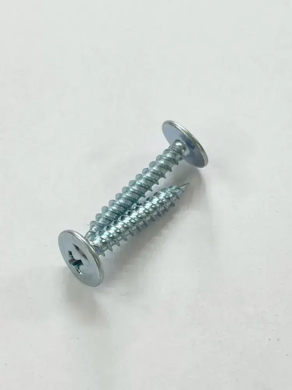 Саморезы с прессшайбой, острые, оцинкованные, с частой резьбой (по дереву и металлу) 4.2х25 мм (1 кг)