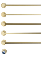 Полотенцесушитель электрический встраиваемый WONZON & WOGHAND MÜNCHEN, Брашированное золото (WW-A355-BG)