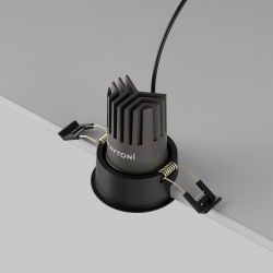 Светильник встраиваемый светодиодный Maytoni   DL123-10W-2.7K-B