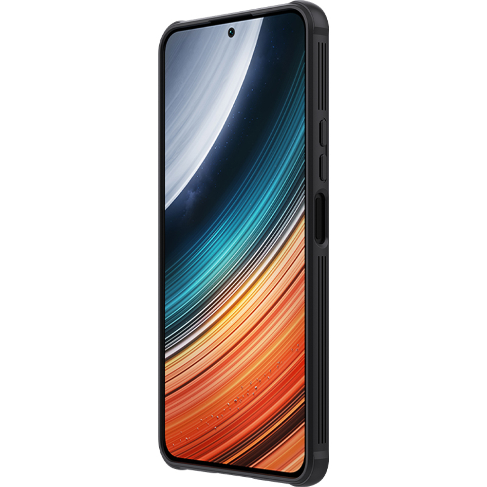 Чехол от Nillkin для смартфона Xiaomi Poco F4 5G (Redmi K40S), серия CamShield Pro, с защитной шторкой для задней камеры