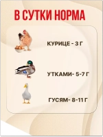 Крепковит для кур,уток,гусей 900г *5шт