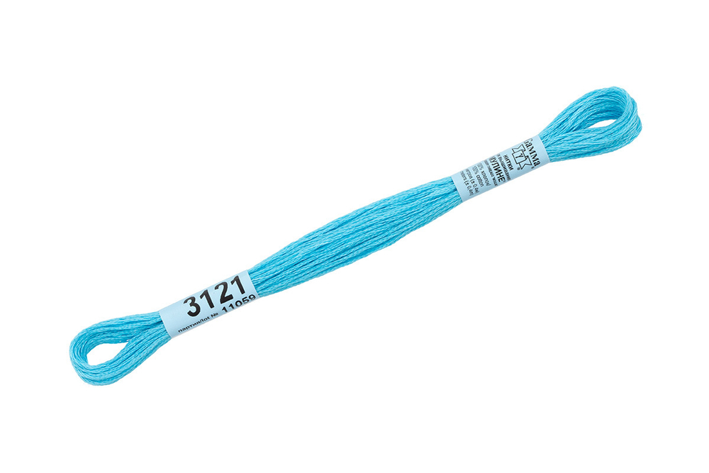 Мулине "Gamma", 100% хлопок , 8 м, №3121