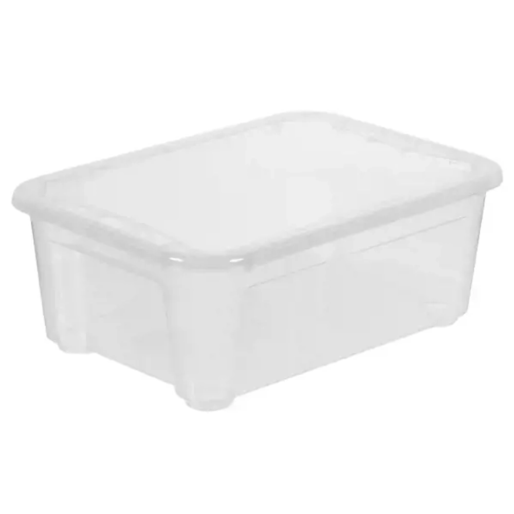 Ящик Кристалл 38.9x27.5x14.5 см 10 л
пластик с крышкой цвет прозрачный