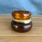 Браслет из смолы Роса, Коричневый