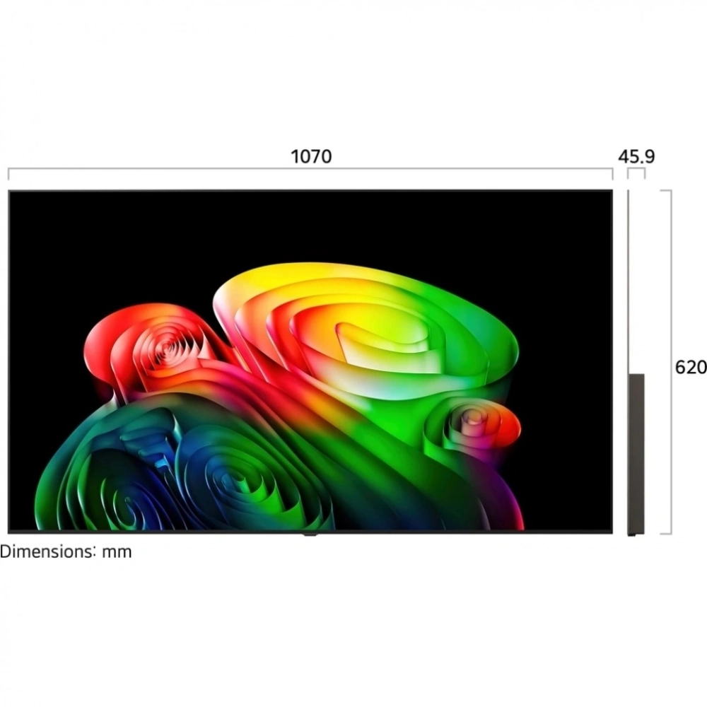 Телевизор LG OLED48B6RLA.ARUG 48" OLED 4K Ultra HD коричневый/серый