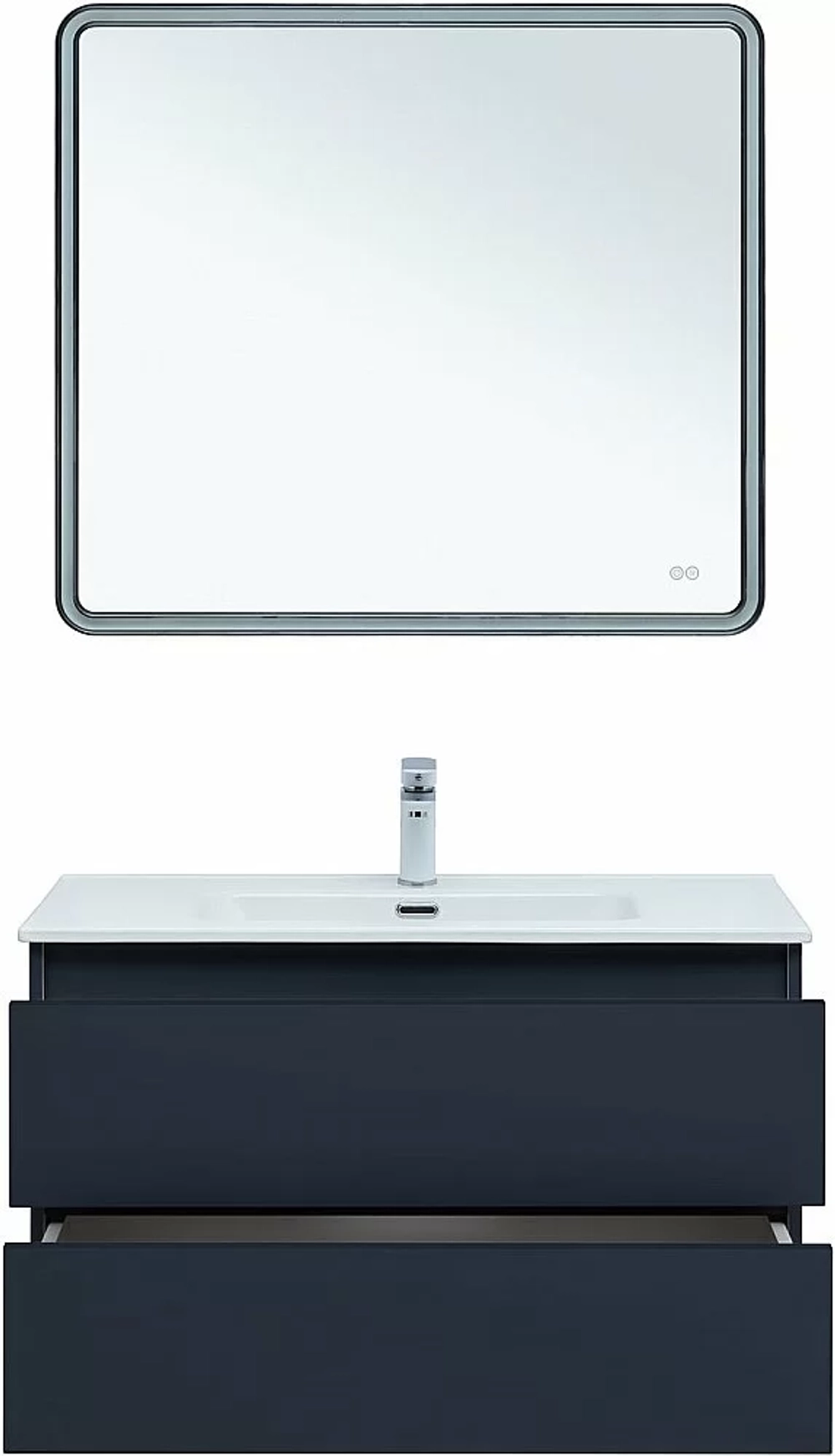 Тумба с раковиной Aquanet Вега 2.0 337950/330432 90 маренго