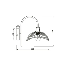 Бра Vele Luce Gorgon VL5387W01