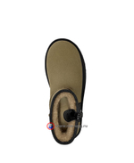 MINI ZIPPER TAPE LOGO Burnt olive