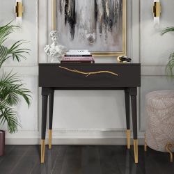 Консоль Арт Колор matte Стайл Голд Терпкий коричневый матовый