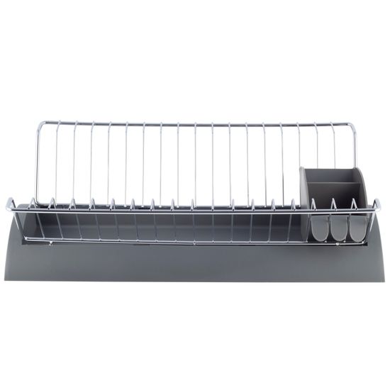 Сушилка для посуды из хромированной стали с поддоном Kamille KM 0769A