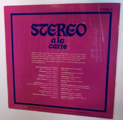 Various Stereo A La Carte (Germany 1968)